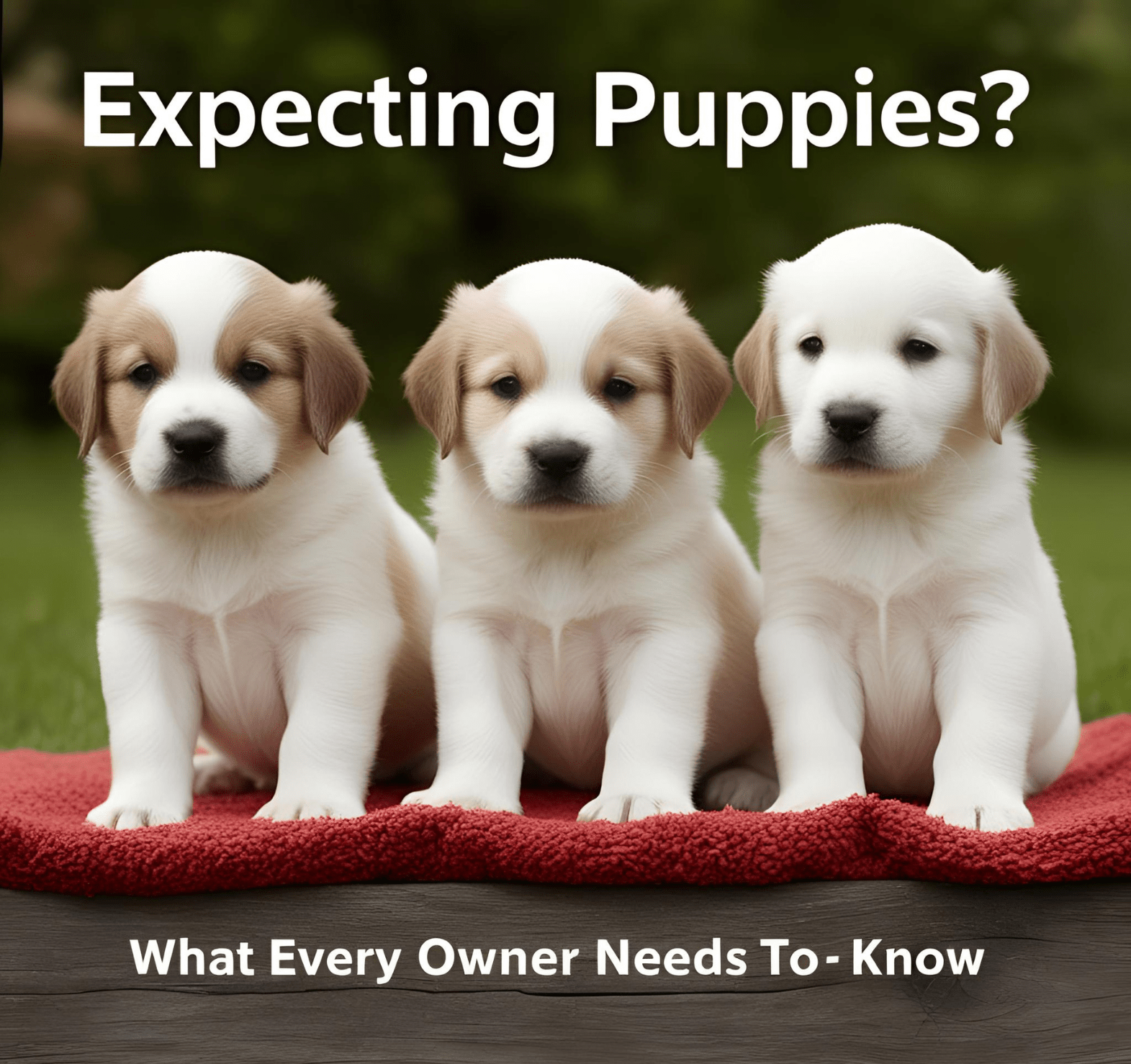 Expecting Puppies What owner needs to know